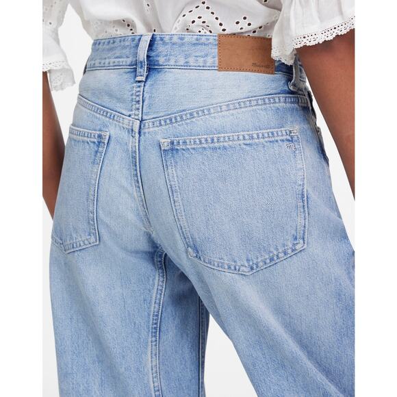 Madewell Women’s Petite Darted Barrel-Leg Jean NU348 Edmondson Wash Sz 27P NWT - Picture 6 of 7